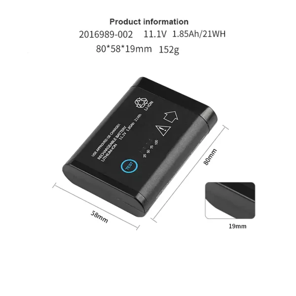Akku für GE 2016989-002 2016989-003 DR203 Solar 8000i – Bild 3