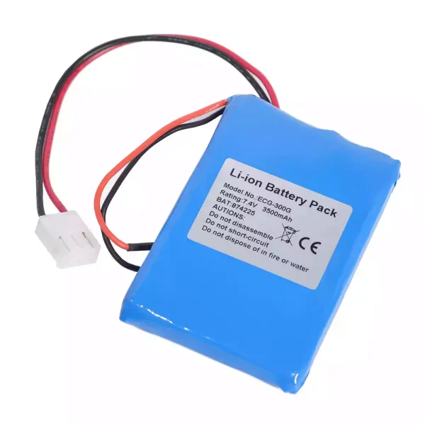 Akku für CONTEC ECG300G ECG-300G – Bild 2