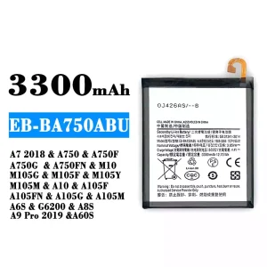 Akku EB-BA750ABU für Samsung A7 2018/A8S/A9 Pro 2019/A60S