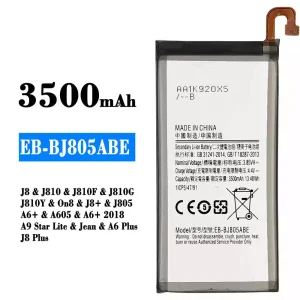 Akku EB-BJ805ABE für Samsung J8/J810/J810F/J810G/J810Y/On8/J8+/J805/A6+/A605/A6+ 2018/A9 Star Lite/Jean/A6 Plus/J8 Plus