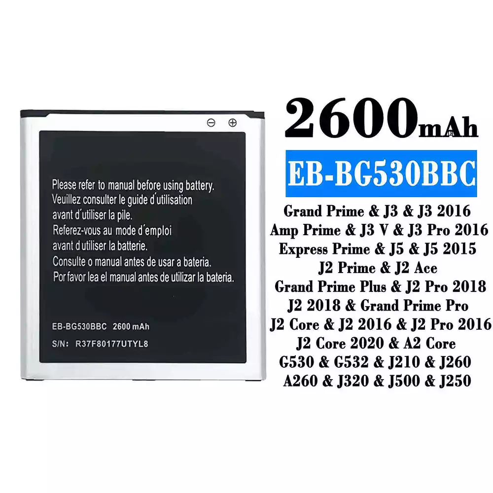 Akku EB-BG530BBC für Samsung J3/J3 2016/J3 Pro 2016/J5/J5 2015