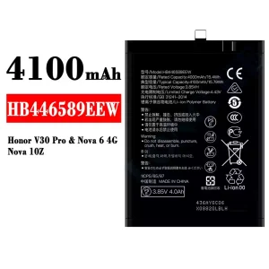 Akku HB446589EEW für HUAWEI Honor V30 Pro/Nova 6 4G/Nova 10Z
