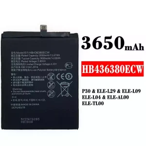 Akku HB436380ECW für HUAWEI P30