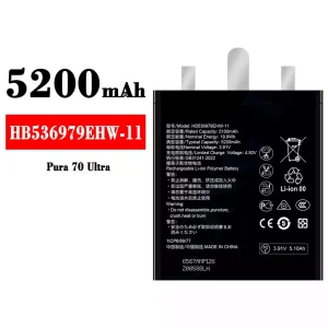 Akku HB536979EHW-11 für HUAWEI Pura 70 Ultra