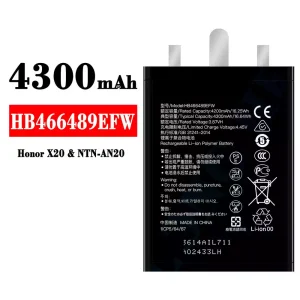 Akku HB466489EFW für HUAWEI Honor X20