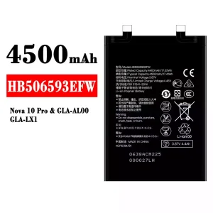 Akku HB506593EFW für HUAWEI Nova 10 Pro