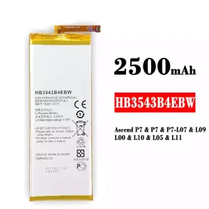 Akku HB3543B4EBW für HUAWEI P7