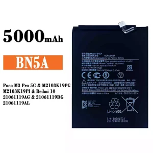 Akku BN5A für Xiaomi Poco M3 Pro 5G / Redmi 10
