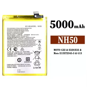 Akku NH50 für Motorola MOTO G22 / E32S / E32 / E13 / G13 / K15+