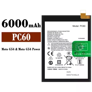 Akku PC60 für Motorola Moto G54 / Moto G54 Power / Moto G24 Power