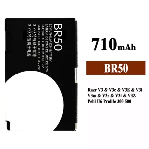 Akku BR50 für Motorola Razr V3 / V3c / V3E / V3i / V3m / V3r / V3t / V3Z / Pebl U6 Prolife 300 500