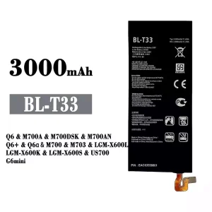 Akku BL-T33 für LG Q6 /Q6+ /Q6a /G6mini