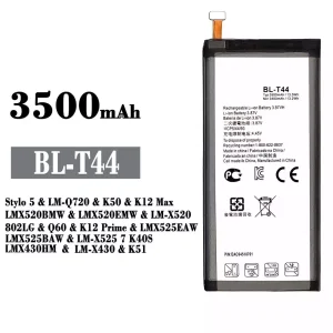 Akku BL-T44 für LG Stylo 5 / K50 / K12 Max /Q60 / K12 Prime /LK51