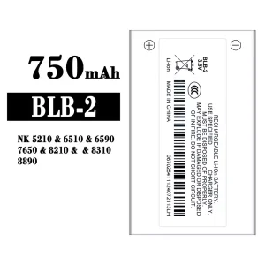 Akku BLB-2 für Nokia NK 5210/6510/6590/7650/8210/8310/8890