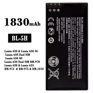 Akku BL-5H für Nokia Lumia 630 / Lumia 638 / Lumia 635 / RM-974 / RM-975 / RM-1010