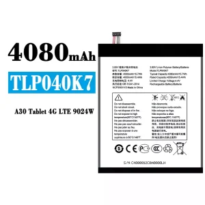 Akku TLP040K7 für Alcatel A30 Tablet 4G LTE 9024W