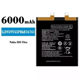 Akku Li3959T45P8h816761 für Nubia Z60 Ultra