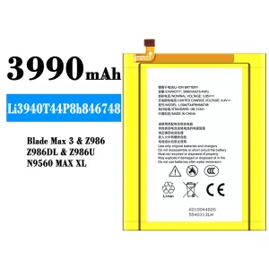 Akku Li3940T44P8h846748 für ZTE Blade Max 3
