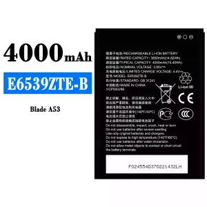 Akku E6539ZTE-B für ZTE Blade A53