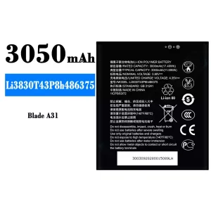 Akku Li3830T43P8h486375 für ZTE Blade A31