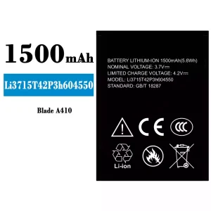Akku Li3715T42P3h604550 für ZTE Blade A410