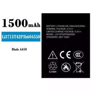 Akku Li3816T43P4h604550 für ZTE Blade A410