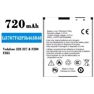 Akku Li3707T42P3h463848 für ZTE Vodafone 228 227/F280/F285