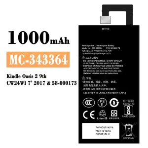 Akku MC-343364 für Amazon Kindle Oasis 2 9th /58-000173