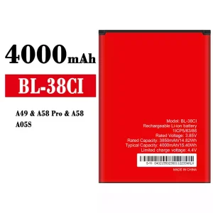 Akku BL-38CI für itel A49/A58 Pro/A58/A05S
