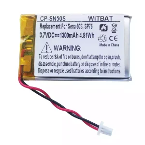 Akku für Kopfhörer Sena 50S,SP75,SP46,30K