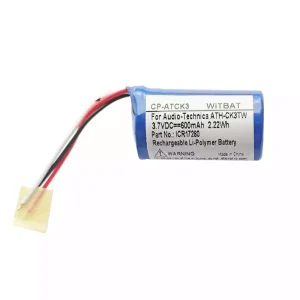 Akku für Kopfhörer Audio-Technica ATH-CK3TW Ladecase,ICR17280