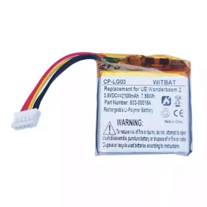 Akku für Lautsprecher Logitech UE Wonderboom 3,Wonderboom 2,SP944643